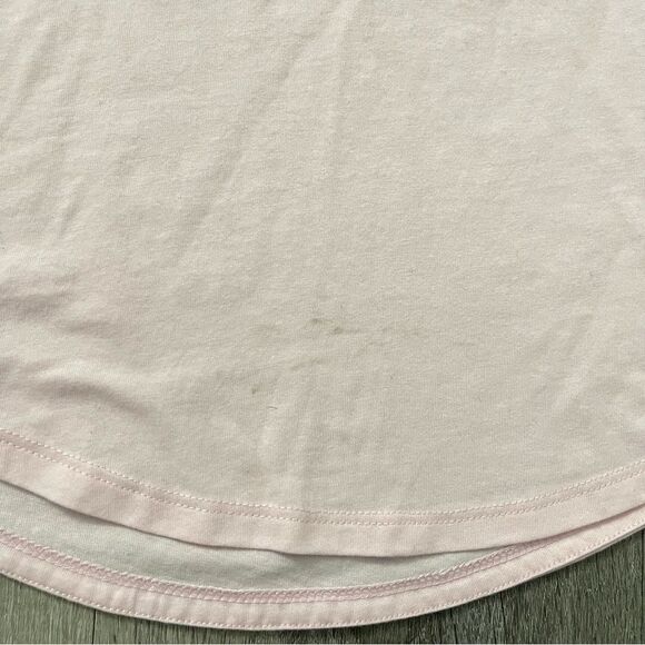 Adidas Girl’s Pink Black Glitter Heart Logo Graphic Short Sleeve Tee Size 5 - Picture 3 of 8